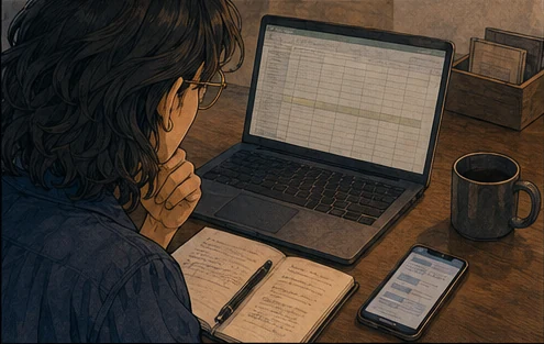 A reviewed response sits separately from an operational record.